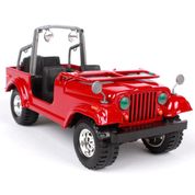 Miniatura - Carro - Jeep Wrangler - 1:24 - Bburago - VERMELHO