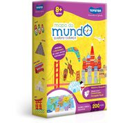 Quebra-Cabeça Mapa do Mundo 200Peças 2565 Toyster