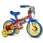 BICICLETA  INFANTIL  NATHOR ARO 12 FIRE MAN DE 2 a 4 ANOS