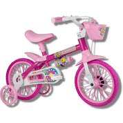 BICICLETA  INFANTIL  NATHOR ARO 12 FLOWER DE 2 a 4 ANOS