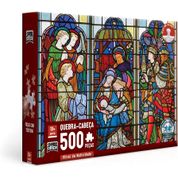 Quebra-Cabeça Vitral da Natividade 500 Peças Toyster 2947