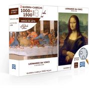 Quebra-Cabeça Leonardo da Vinci Monalisa e A Última Ceia