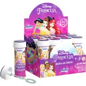 BOLHA DE SABAO PRINCESAS 60ML C/JOGO