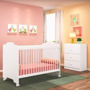 Conjunto para Quarto PN Baby Ternura Branco