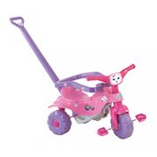 Triciclo Tico Tico Pets Rosa c/ Aro Magic Toys