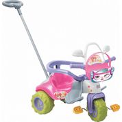 Triciclo Tico Tico Zoom Meg c/ Cesta e Aro Magic Toys