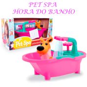 Boneco Pet Spa C/ Banheira Sai Agua De Verdade Cachorrinho