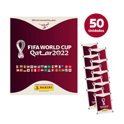 Kit Álbum Capa Cartão + 50 Envelopes - Copa Do Mundo 2022 -  FIFA WORLD CUP QATAR 2022