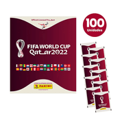 Kit Álbum Capa Cartão + 100 Envelopes - Copa Do Mundo 2022 -  FIFA WORLD CUP QATAR 2022