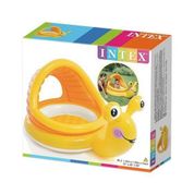 PISCINA INFLÁVEL 53L CARACOL COM COBERTURA INTEX 14187