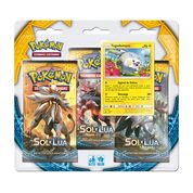 Jogo de Cartas e Baralho Blister Triplo Sol e Lua Togedemaru 60 cartas Copag Pokémon