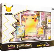 Jogo de Cartas e Baralho Colecao Premium - Pikachu VMAX 43 cartas Copag Pokémon