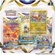 Jogo de Cartas e Baralho Astros Cintilantes - Blister Triplo - Flapple 19 cartas Copag Pokémon