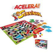 Jogo De Tabuleiro Acelera - Ayrton Senna - Senninha - De 02 a 04 Jogadores - Pakitoys