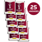 Cartela c/ 25 Envelopes - Copa Do Mundo 2022 -  FIFA WORLD CUP QATAR 2022