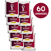 Cartela c/ 60 Envelopes - Copa Do Mundo 2022 -  FIFA WORLD CUP QATAR 2022