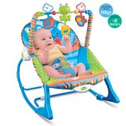 Cadeira de Descanso Musical FunTime até 18kgs Azul-Maxi Baby