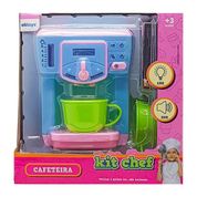 Kit Cozinha Infantil Com Cafeteira + Xicara E Cafe Kit Chef
