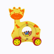 Bebê Girafa - Com Rodas e Bolinhas que Fazem Barulho