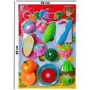 Kit Cozinha Infantil Faca Tabua Fruta Corte Comida Brinquedo