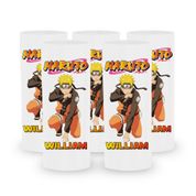 Kit 30 Copos Long Drink Aniversario Naruto Personalizados