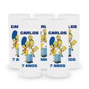 Kit 40 Copos Long Drink Os Simpsons Personalizados