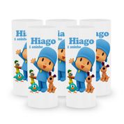 Kit 75 Copos Long Drink Aniversario Pocoyo Personalizados