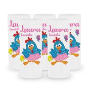 Kit 50 Copos Long Drink Aniversario Galinha Pintadinha Personalizados