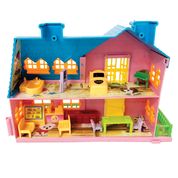 Casa De Boneca Brinquedos Menina Infantil Casinhas Acessório cor:rosa