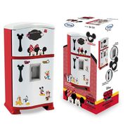 Geladeira Infantil Mickey Vermelho E Branco Cozinha Menina