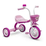 Triciclo Motoca Infantil Menina You Girl Rosa Aro 5 Nathor