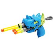 Arminha Brinquedo Lança Dardo Pistola Dino Tipo Nerf Promo cor:azul