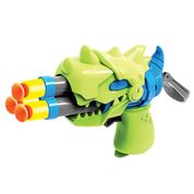Arminha Brinquedo Lança Dardo Pistola Dino Tipo Nerf Promo cor:verde
