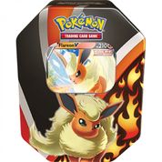 Jogo de Cartas e Baralho Lata - Eevee Evolução Flareon V 25 cartas Copag Pokémon