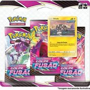 Jogo de Cartas e Baralho Espada Escudo 8 - Golpe Fusão Blitzle Blister Triplo 19 cartas Copag Pokémon