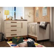 Conjunto para Quarto Moveis Peroba Infantil Branco,Carvalho