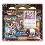 Jogo de Cartas e Baralho Triple Pack Pokémon Destinos Brilhantes - Bunnelby 19 cartas Copag