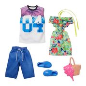 Barbie Ken Roupas e Acessórios Vestido Tropical Regata Shorts - Mattel