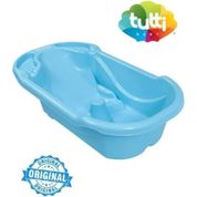 Banheira P/Bebê C/ Suporte Ergonômica Tutti Baby Azul 0006