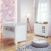 Conjunto para Quarto Carolina Baby de Bebê Branco Brilho