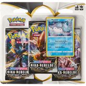 Jogo de Cartas e Baralho Espada Escudo - Rixa Rebelde Mantine Blister Triplo 19 cartas Copag Pokémon