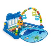 Tapete de Atividades Joy Mar Azul Piano Musical Replay Kids