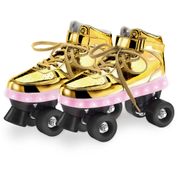 Patins Clássico 33/36 Fun Divirta-Se Dourado