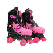 Patins 4 Rodas 36 DM Toys Rosa,Preto