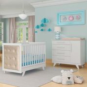 Conjunto para Quarto MOVEIS PEROBA Infantil Branco