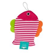 Esponja De Banho Infantil Luva Bichinhos - Peixe Rosa
