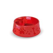 Bebedouro Plástico Paris  N2 - 700 Ml Vermelho - Furacão Pet