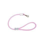 Guia De Corda Rolica 60 Cm - 10 Mm - Rosa - Furacão Pet