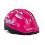 Capacete de Proteção Infantil Ajustável Rosa,Preto Nathor