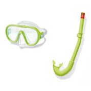 Kit Mergulho Infantil Adventurer Verde Intex